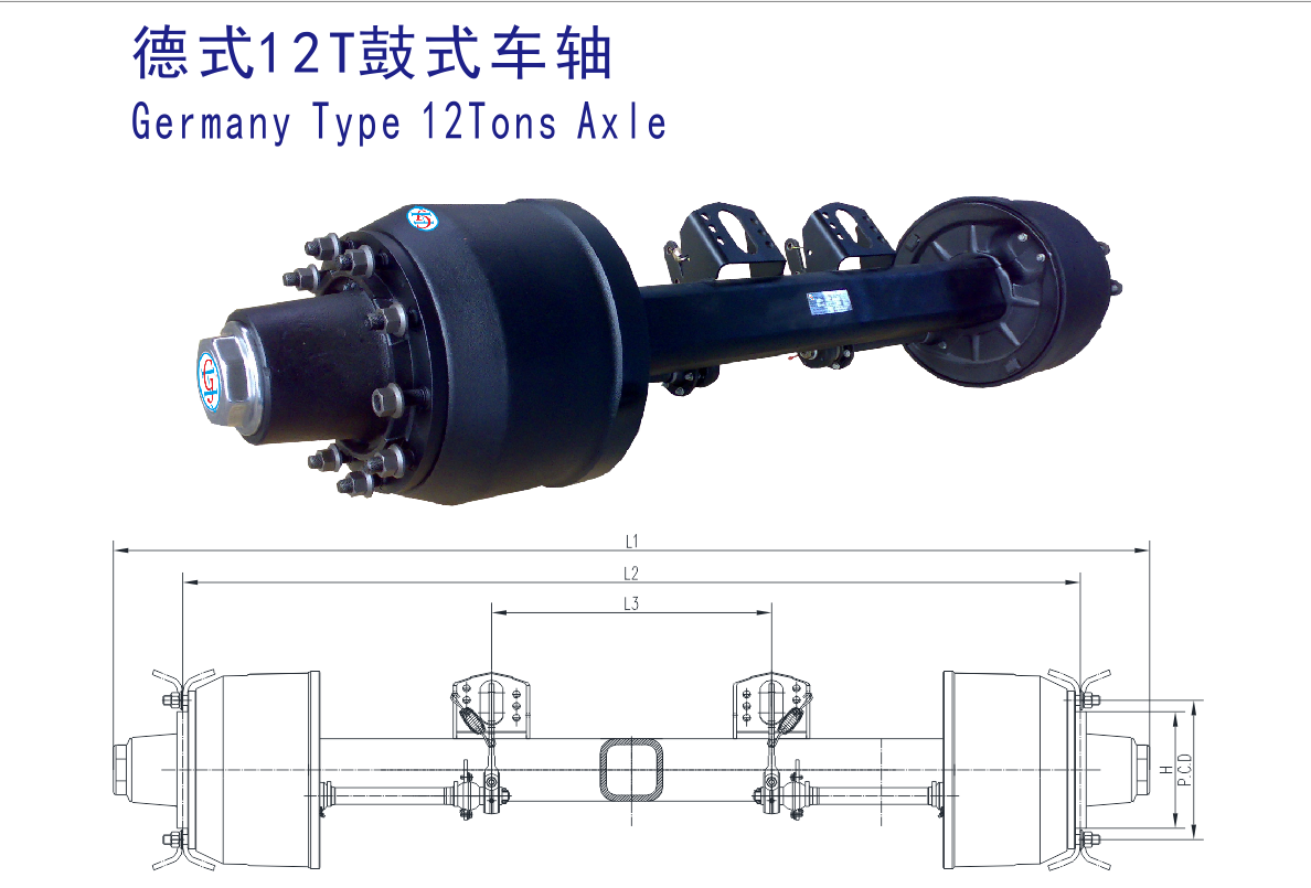 Germany Type 12Tons Axle